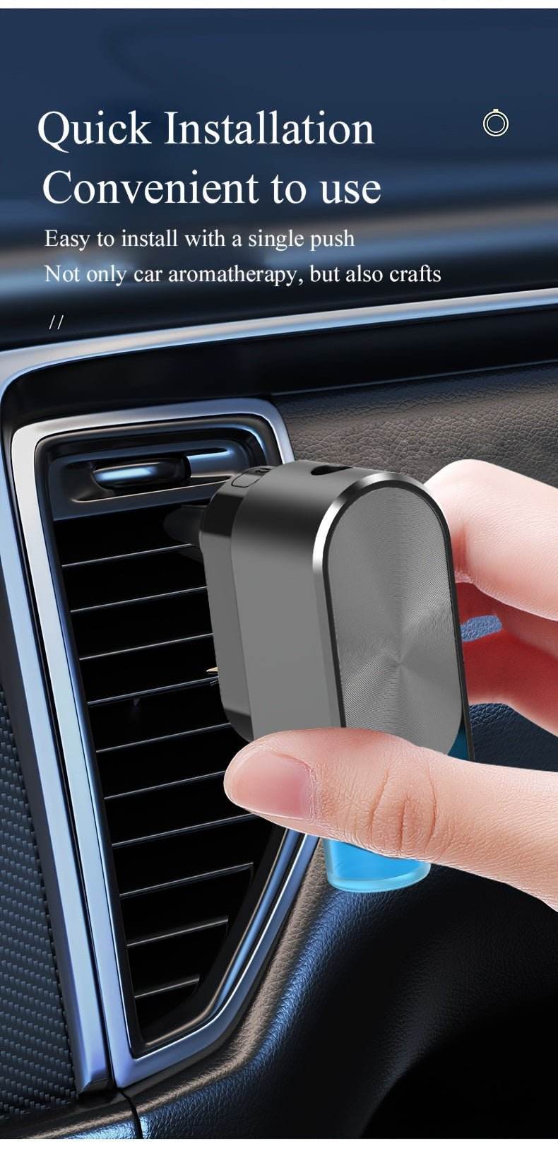 In-Car Smart Aroma Diffuser with Adjustable Color Modes - Autoxmatch