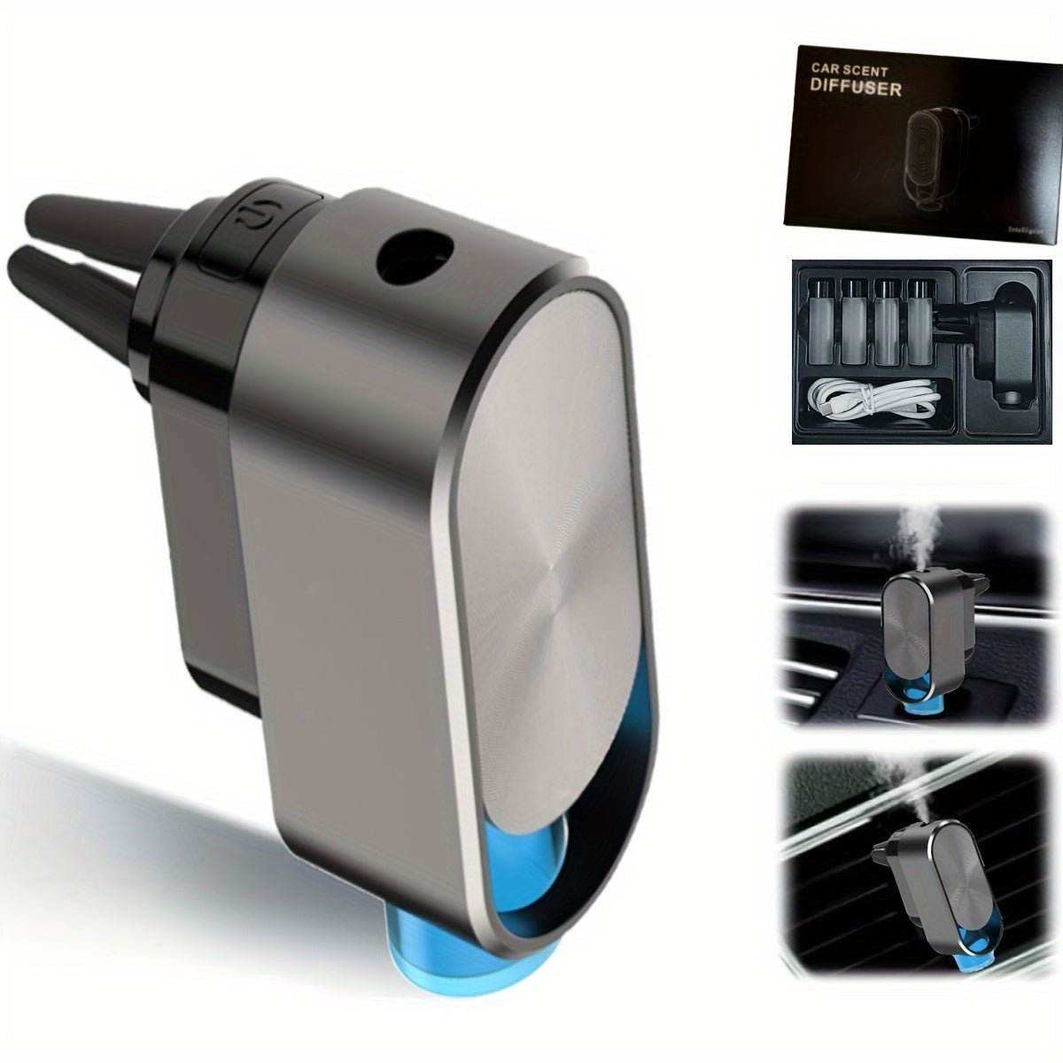 In-Car Smart Aroma Diffuser with Adjustable Color Modes - Autoxmatch