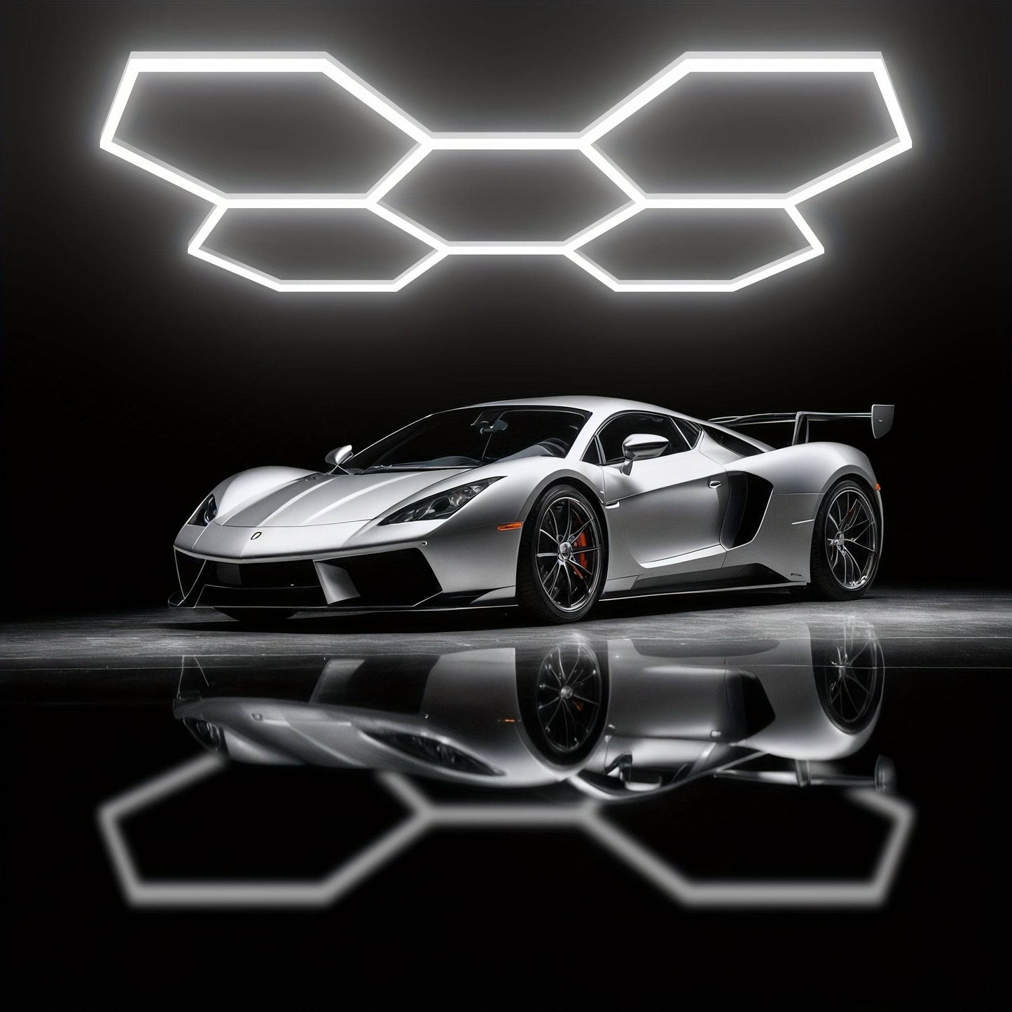 LED Hexagon Garage Lights - Autoxmatch