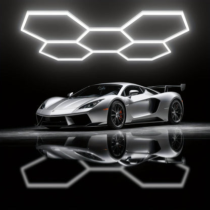LED Hexagon Garage Lights - Autoxmatch