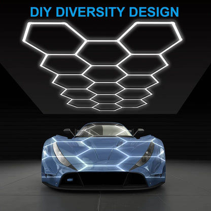 LED Hexagon Garage Lights - Autoxmatch