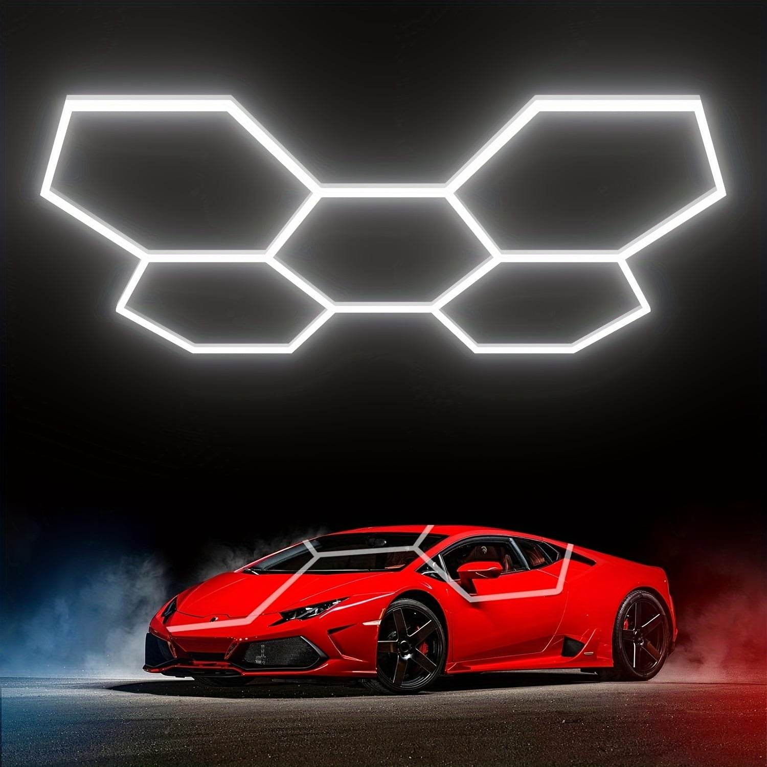 LED Hexagon Garage Lights - Autoxmatch