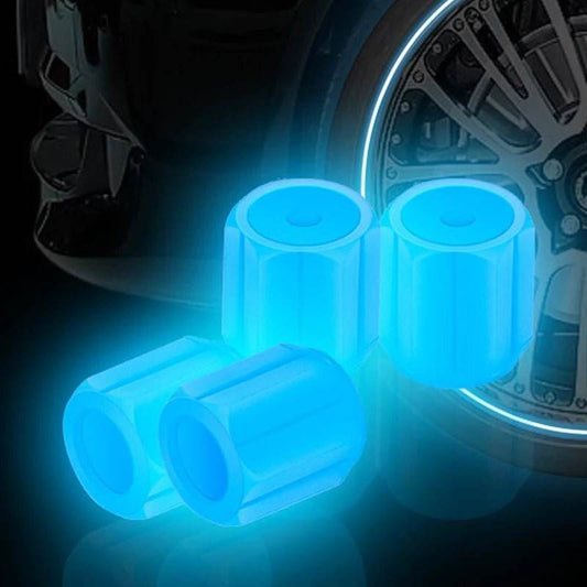 Luminous Tire Valve Caps – Glow-in-the-Dark - Autoxmatch