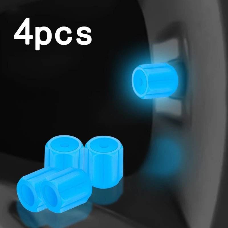 Luminous Tire Valve Caps – Glow-in-the-Dark - Autoxmatch