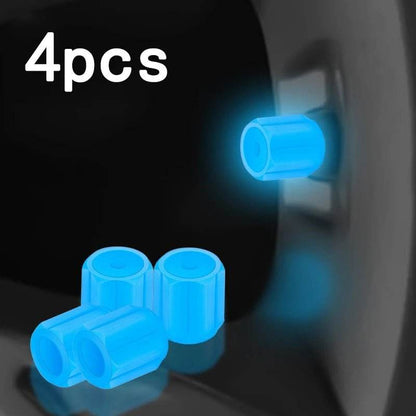 Luminous Tire Valve Caps – Glow-in-the-Dark - Autoxmatch