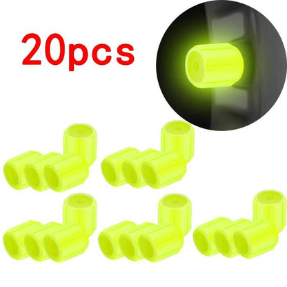 Luminous Tire Valve Caps – Glow-in-the-Dark - Autoxmatch