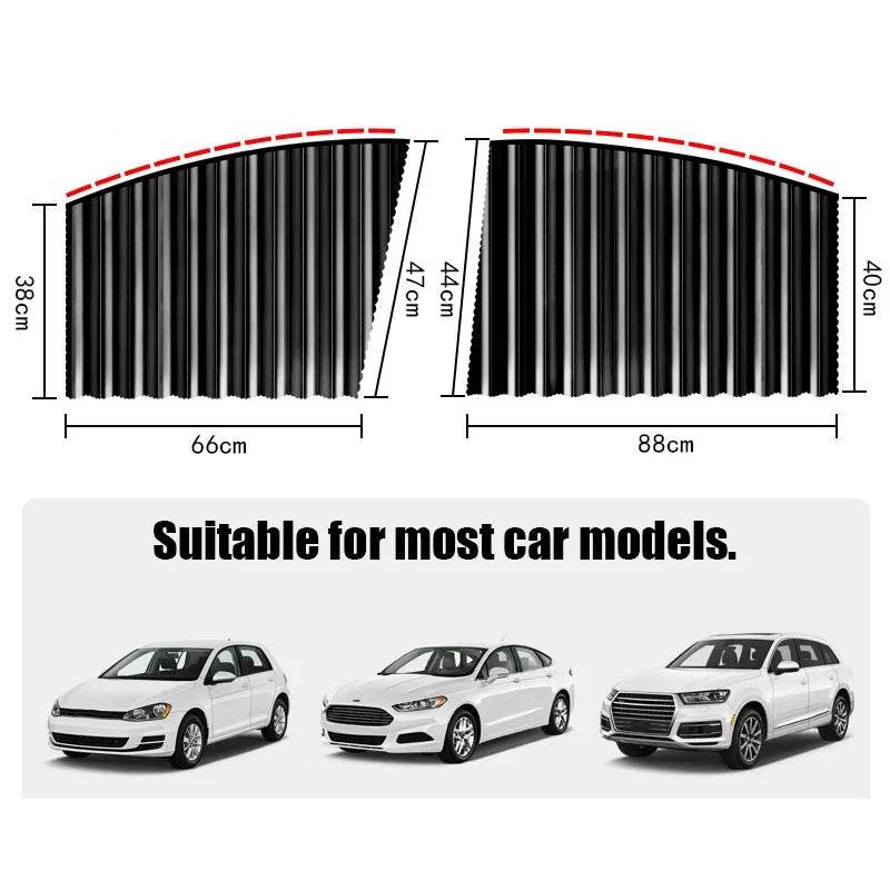 Magnets Car Sunshade Curtain - Autoxmatch