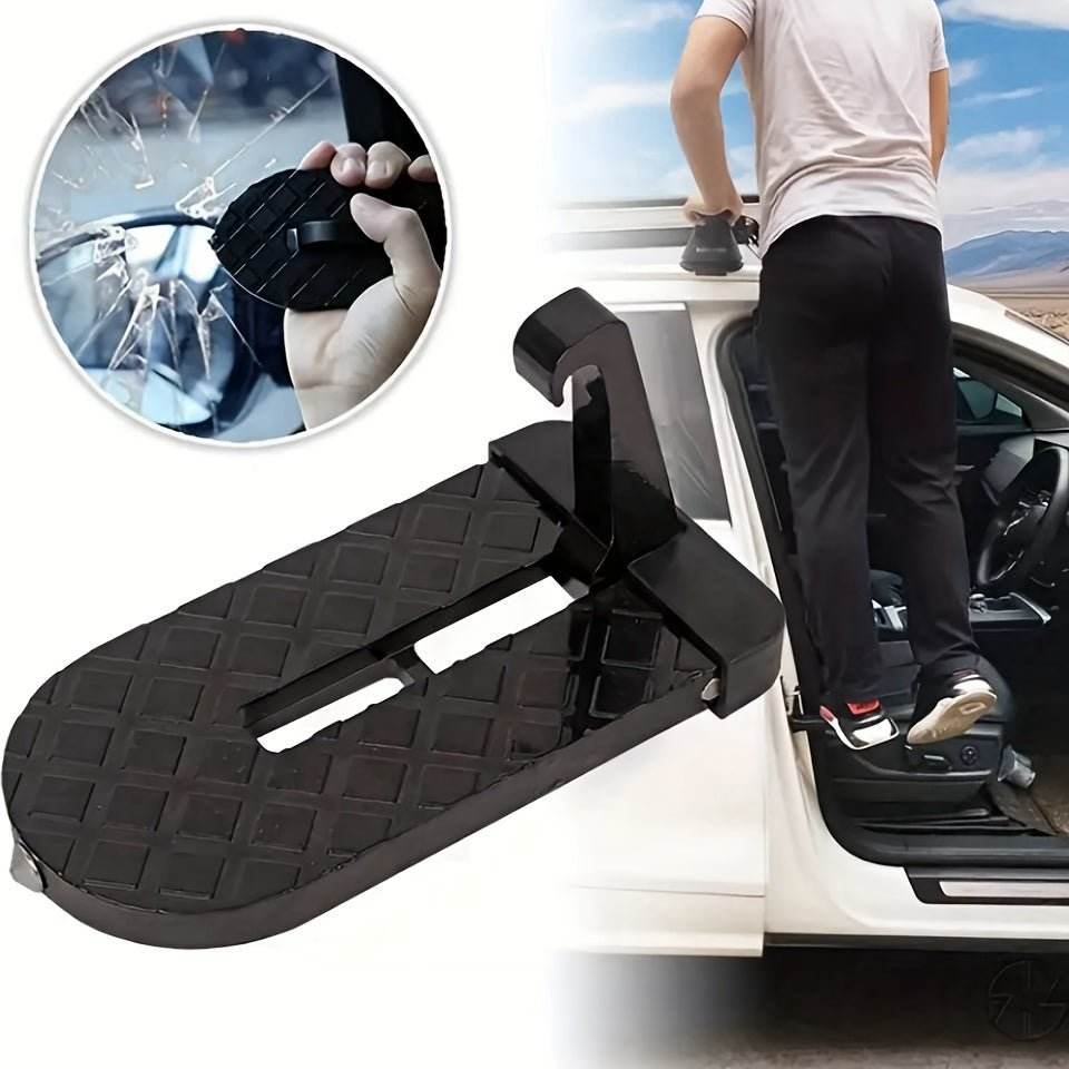 Premium Metal Folding Door Step – Compact Safety Ladder - Autoxmatch