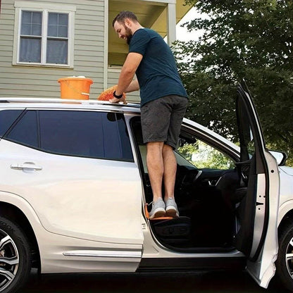 Premium Metal Folding Door Step – Compact Safety Ladder - Autoxmatch