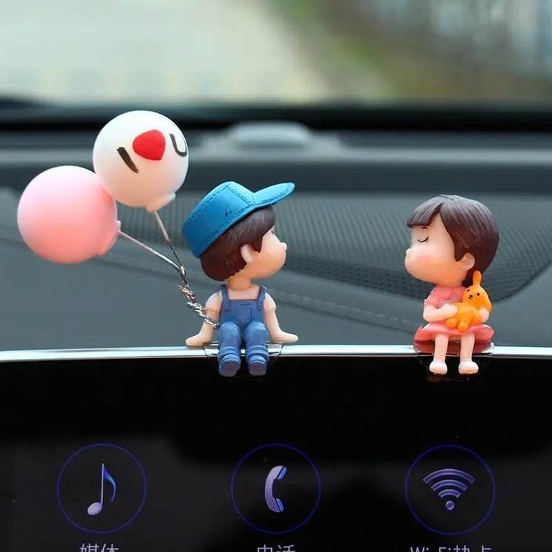 Romantic Figurines Valentine Couples Car Decoration - Autoxmatch