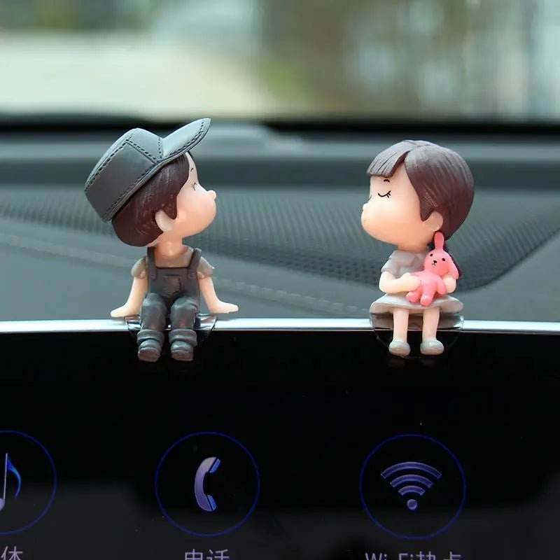 Romantic Figurines Valentine Couples Car Decoration - Autoxmatch