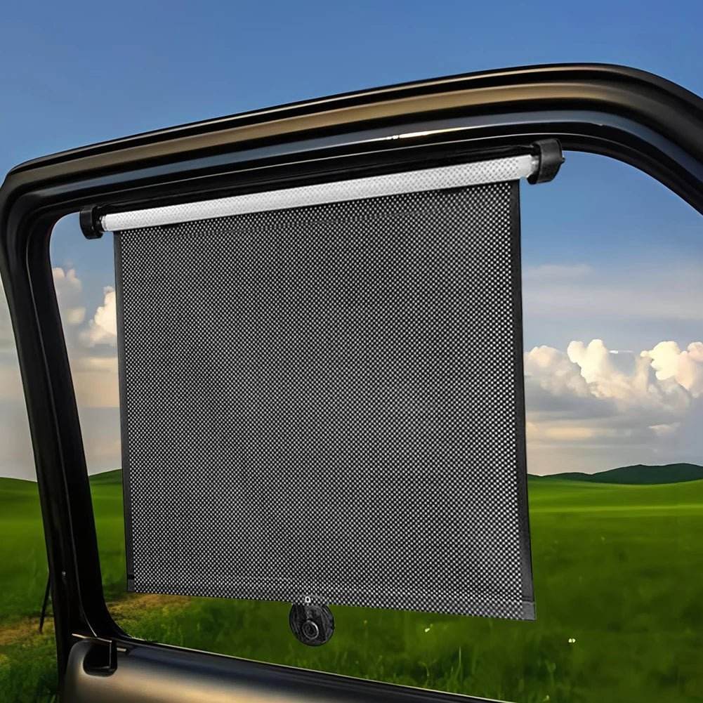 Side window- Car Retractable Sunshade Curtain 2Pcs - Autoxmatch