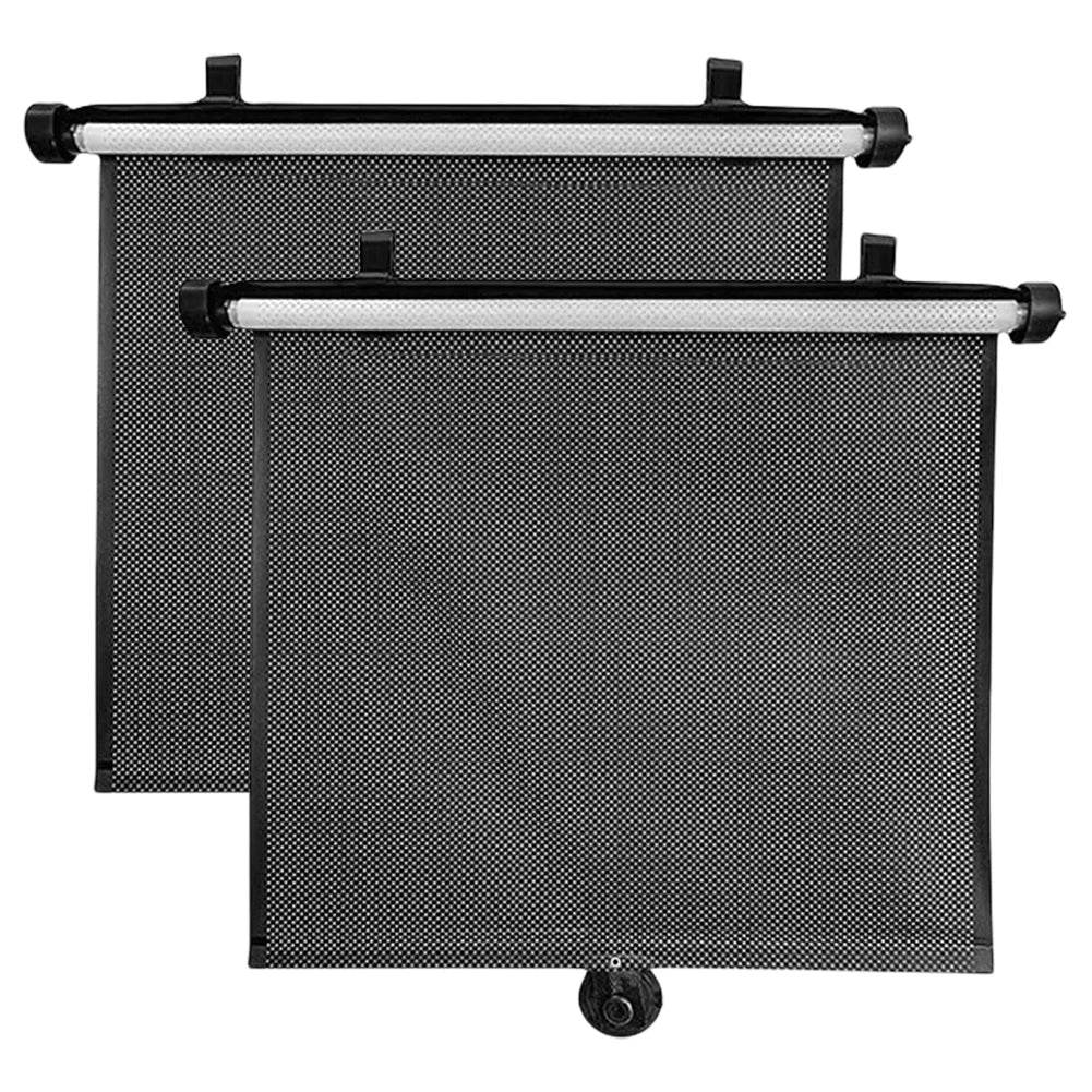 Side window- Car Retractable Sunshade Curtain 2Pcs - Autoxmatch