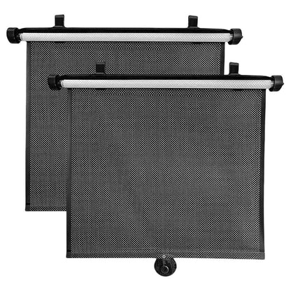 Side window- Car Retractable Sunshade Curtain 2Pcs - Autoxmatch