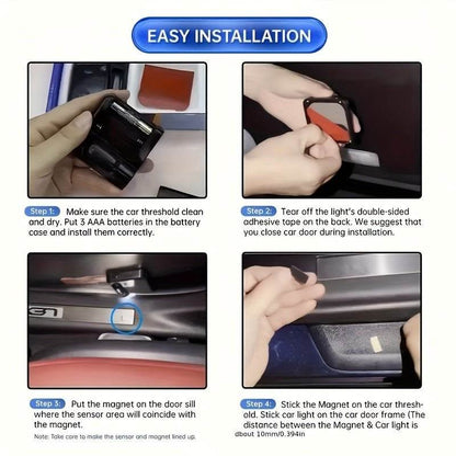 Ultra-Bright LED Car Door Logo Projectors - Wireless & Easy Install - Autoxmatch