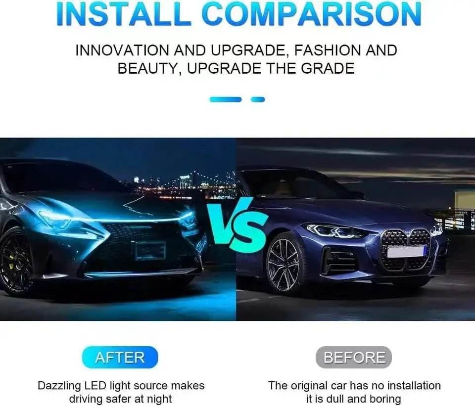 Universal Car Engine Hood LED Light Strip - Autoxmatch