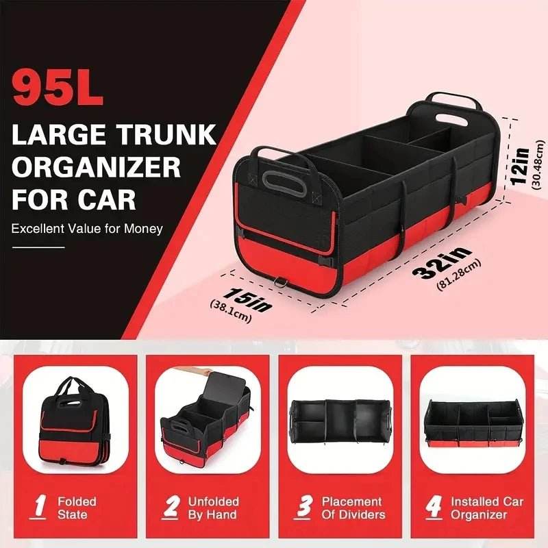 Universal Large Trunk Organizer For Car - Autoxmatch