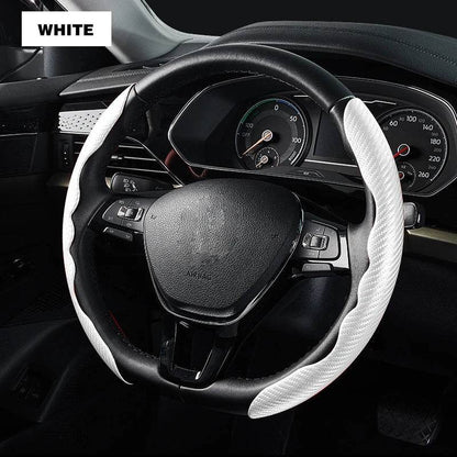 Universal Non-Slip Carbon Fiber Car Steering Wheel Cover - Autoxmatch