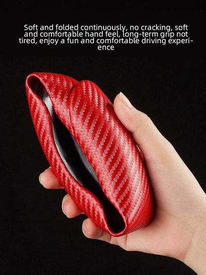 Universal Non-Slip Carbon Fiber Car Steering Wheel Cover - Autoxmatch