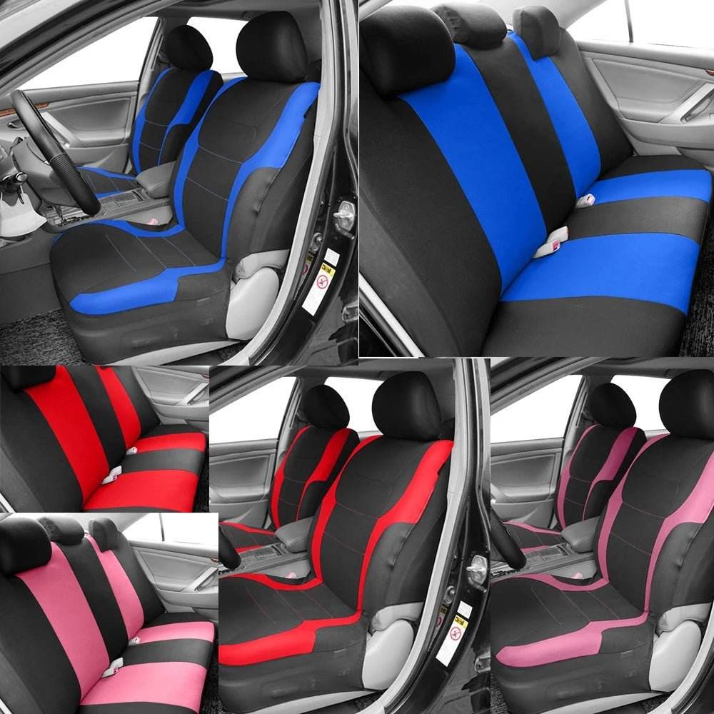 Universal Polyester Sporty Design Car Seat Covers - Autoxmatch