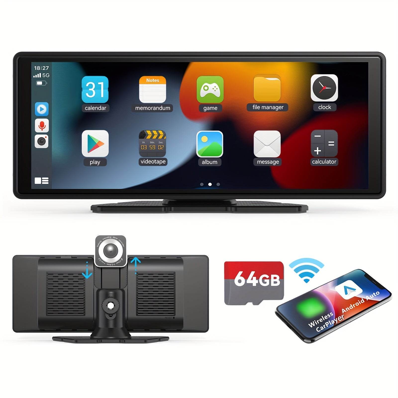 Wireless CarPlay Android Auto Screen – Universal Smart System - Autoxmatch