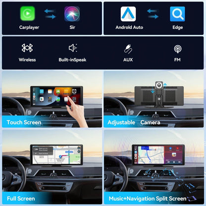 Wireless CarPlay Android Auto Screen – Universal Smart System - Autoxmatch