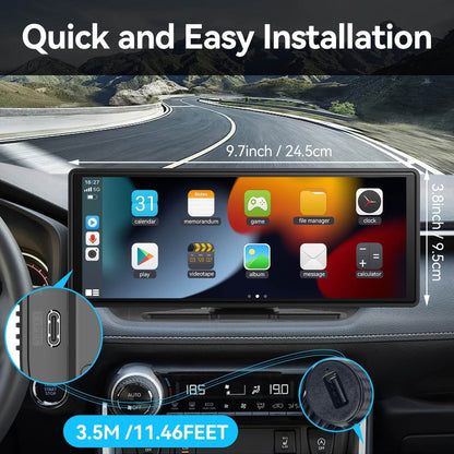 Wireless CarPlay Android Auto Screen – Universal Smart System - Autoxmatch