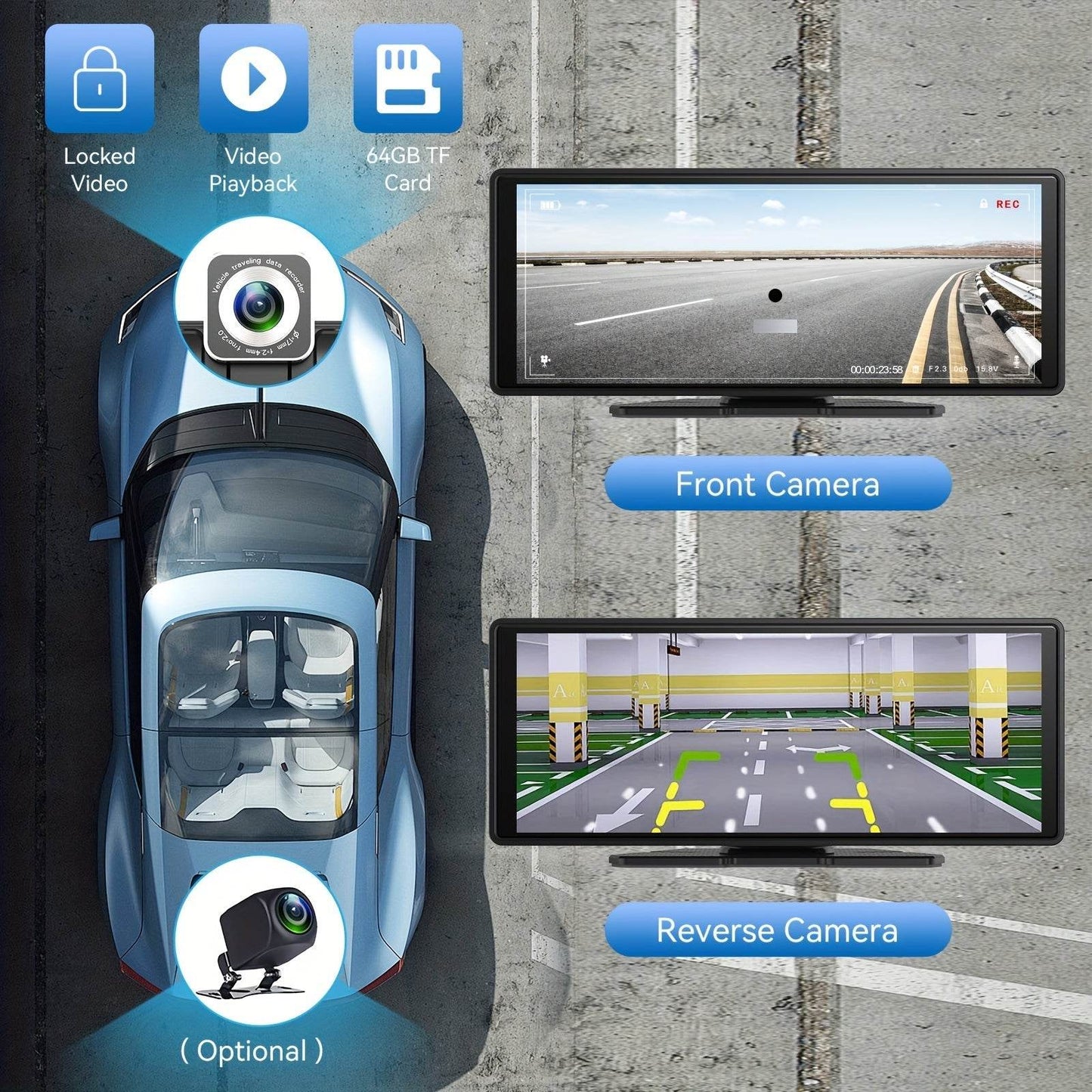 Wireless CarPlay Android Auto Screen – Universal Smart System - Autoxmatch